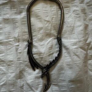 Mystical Dragon Necklace in pewter by alchemy England